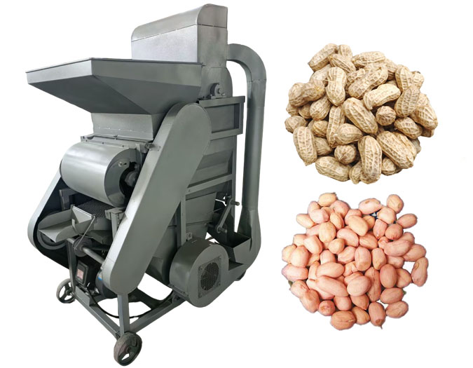 Peanut shelling machine